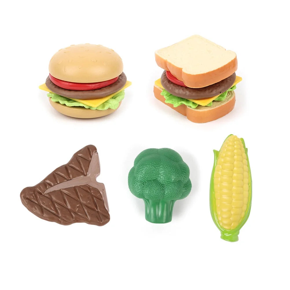 1 Set Simulation Steak Food Toys Kids Steak Model Toys Plastic Kitchen Steak Food Toys