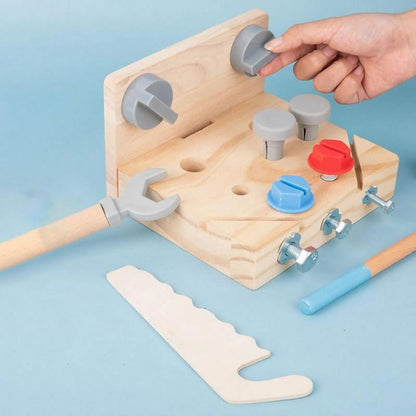 Montessori Disassembly Set Hand Tool Set Pretend Game Puzzle for Baby 4 5 Ages