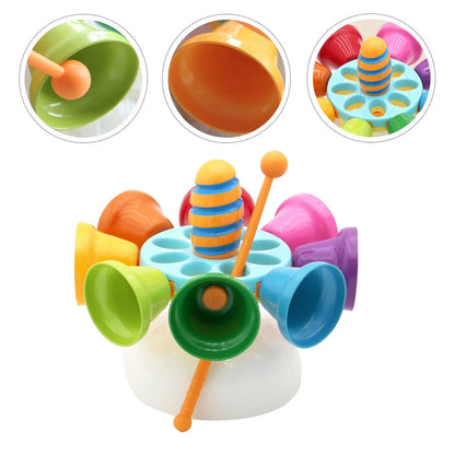 1 Set Baby Percussion Instrument Music Rotating Bell Toy Educational Toy