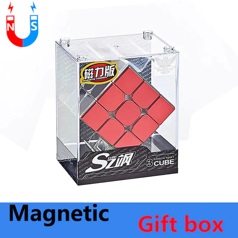 Cyclone Boys Plating 3X3X3 Magnetic Magic Cube Rubick 3X3 2X2 Professional Speed Puzzle 3×3 2×2 Children'S Fidget Toy Rubix Cubo