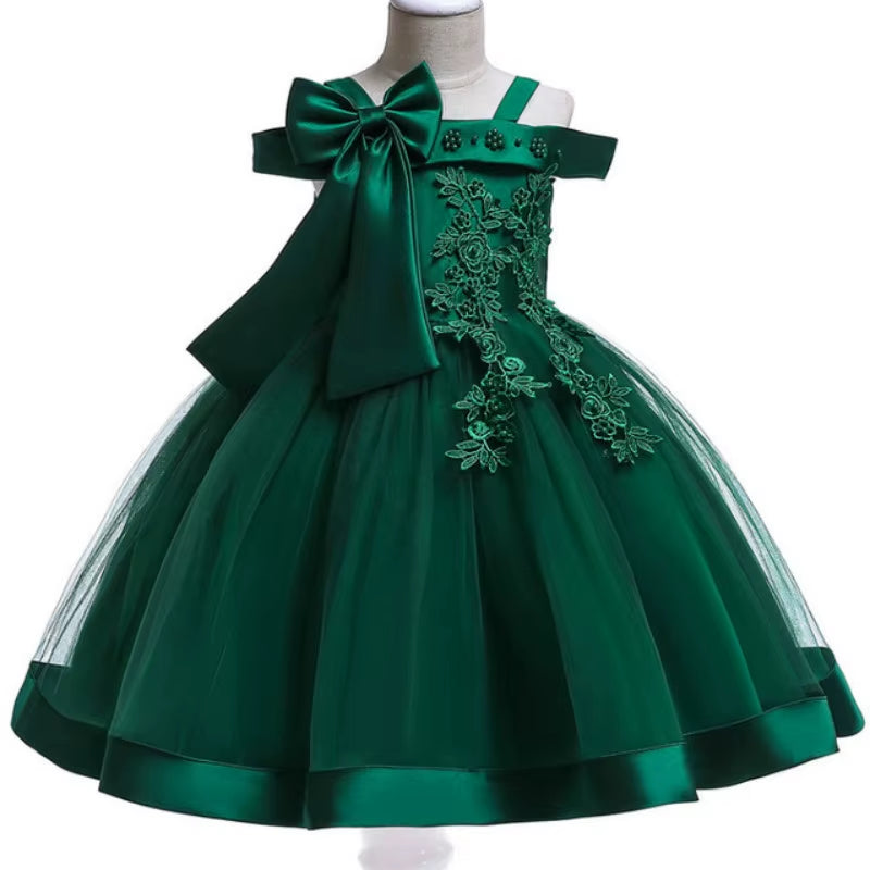 Elegant Summer Flower Girl Dress for Weddings and Special Occasions - Children's Prom Gown and Holiday Attire