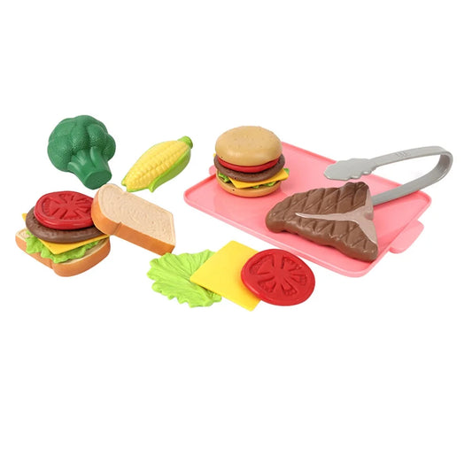 1 Set Simulation Steak Food Toys Kids Steak Model Toys Plastic Kitchen Steak Food Toys