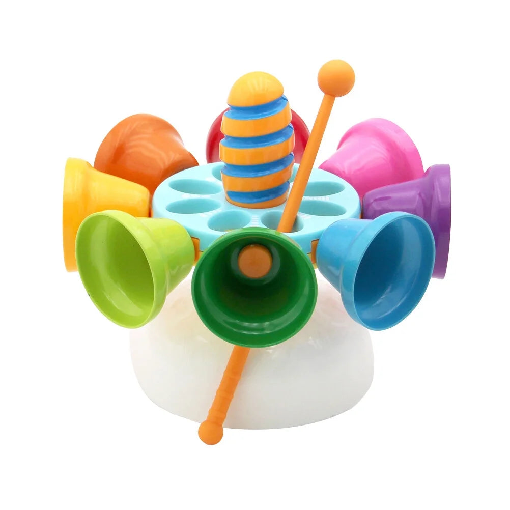 1 Set Baby Percussion Instrument Music Rotating Bell Toy Educational Toy