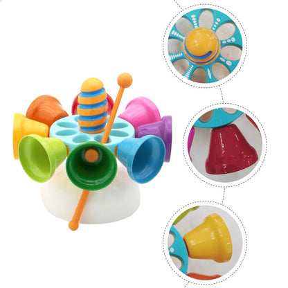 1 Set Baby Percussion Instrument Music Rotating Bell Toy Educational Toy