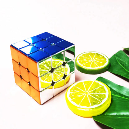 Cyclone Boys Plating 3X3X3 Magnetic Magic Cube Rubick 3X3 2X2 Professional Speed Puzzle 3×3 2×2 Children'S Fidget Toy Rubix Cubo